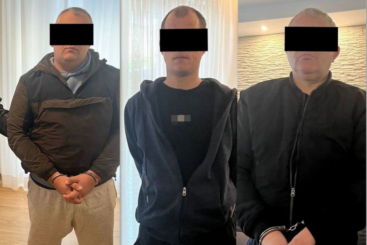 Zatrzymani mężczyźni.