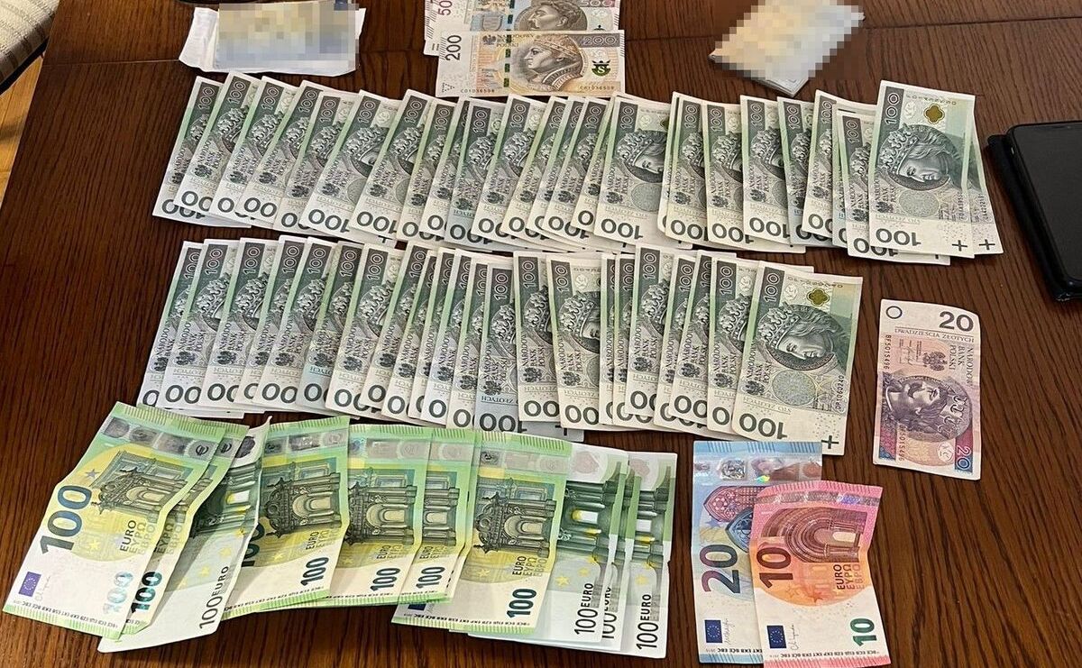 Zabezpieczone pieniądze