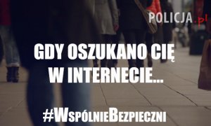 Plakat akcji wspólnie bezpieczni