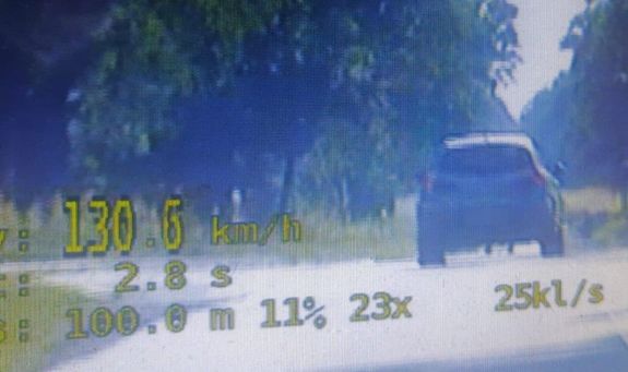 Ujawnione przekroczenie prędkości