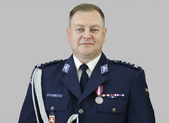 Komendant Wojewódzki Policji w Lublinie inspektor Tomasz Gil