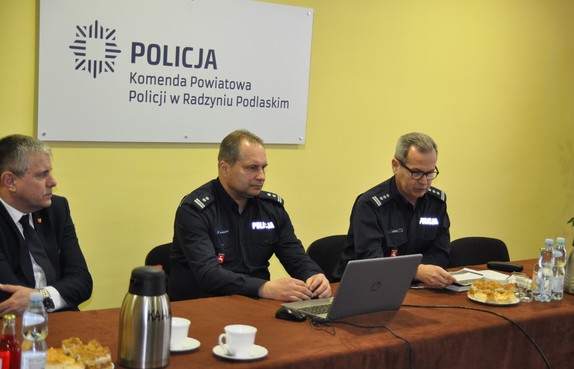 insp. Andrzej Mioduna w trakcie wypowiedzi