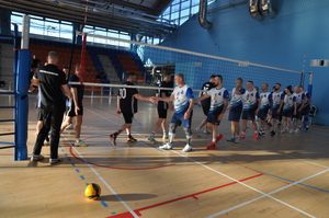 Policjanci w trakcie rozgrywek