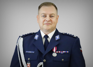 Inspektor Tomasz Gil Komendant Wojewódzki Policji w Lublinie.