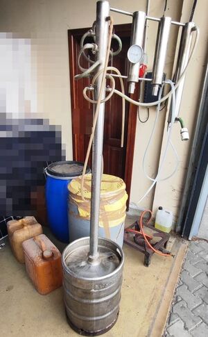 sprzęt do wytwarzania alkoholu bez polskich znaków akcyzy