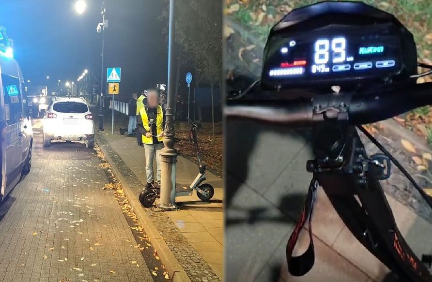 Wypadek 17-latka na hulajnodze elektrycznej w Radzyniu Podlaskim